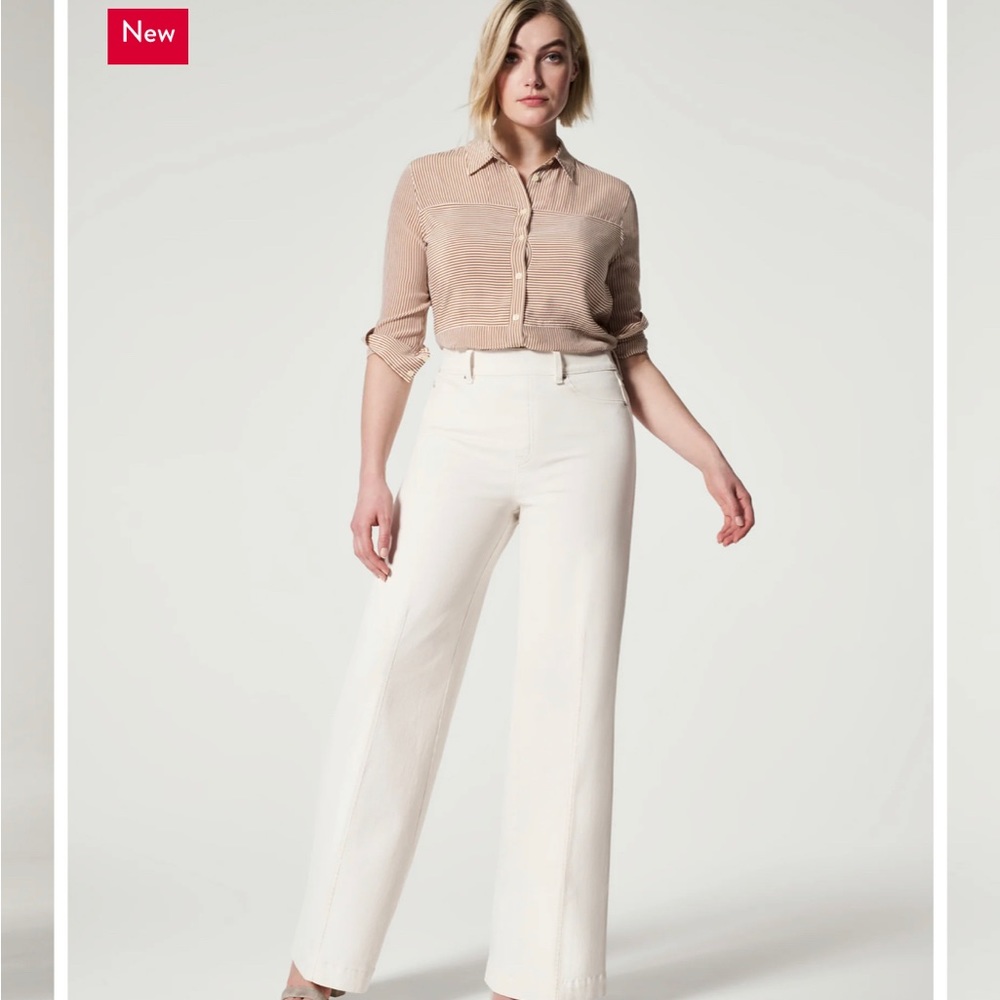 NWT Spanx Ivory denim jeans